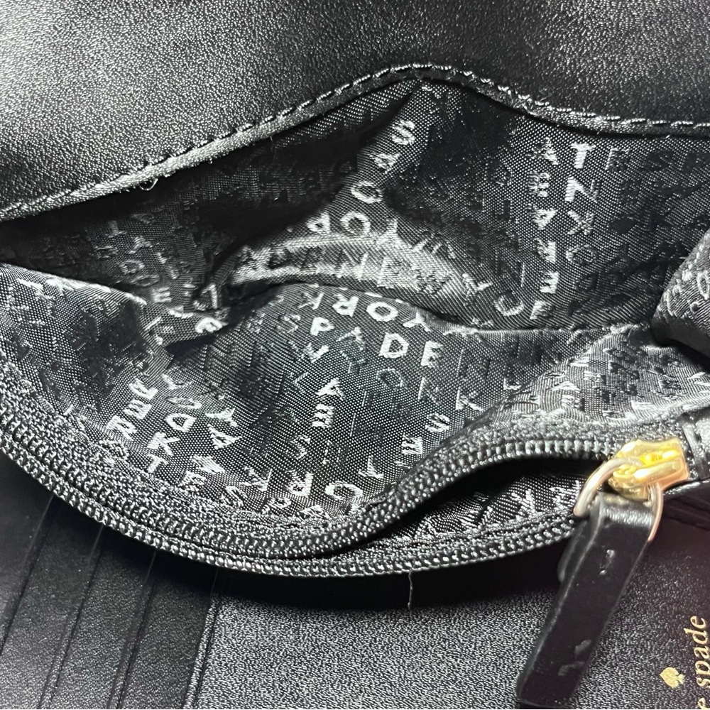 NWT Kate Spade Black Sawyer Street Callie Clutch Wallet - Picture 10 of 10